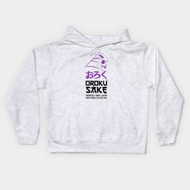 Oroku Sake Kids Hoodie by kentcribbs